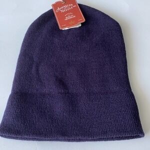 KNIT HAT black American Needle Beanie cuff or slouchy NWT Great gift
C